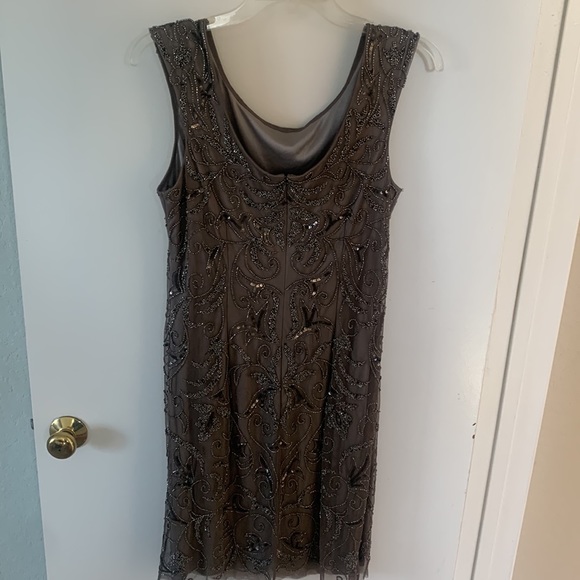 Adrianna Papell beaded cocktail dress - Picture 6 of 6